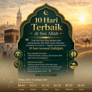 10 Amalan Terbaik di 10 Hari Terbaik Zulhijjah